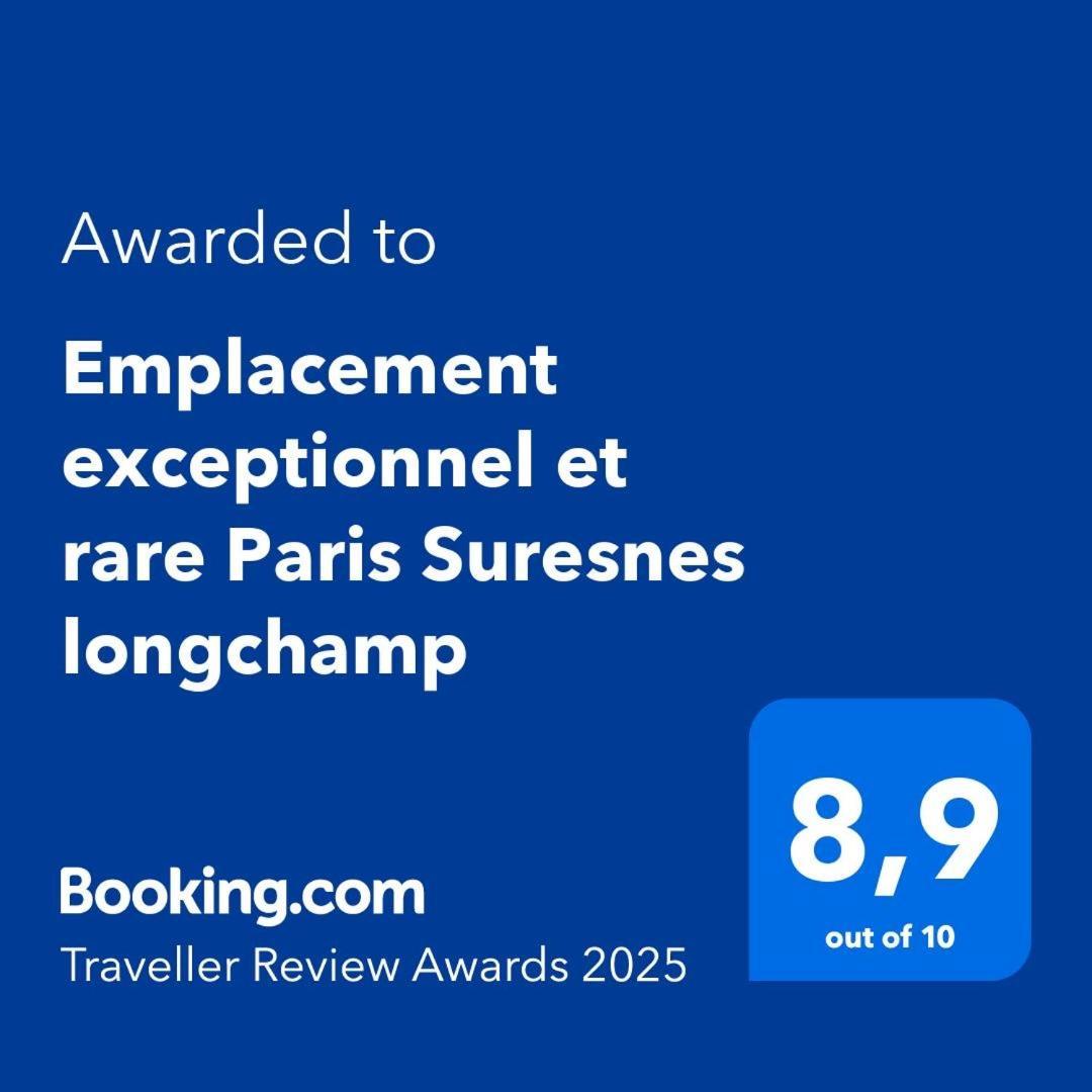 Emplacement Exceptionnel Et Rare Paris Suresnes Longchamp المظهر الخارجي الصورة